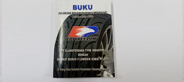 Perjanjian Kerja Bersama Antara PT. Elang Perdana Tyre Industry Dengan Serikat Buruh F - Lomenik SBSI PT. Elang Perdana Tyre Industry